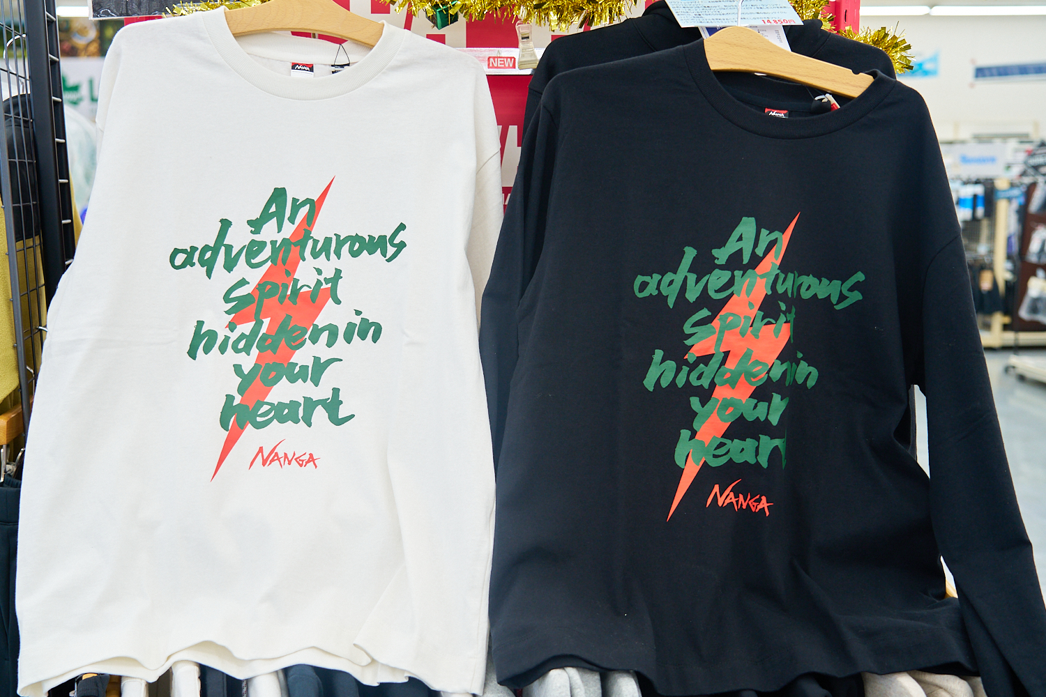 NANGA ADVENTUROUS SPIRIT LS TEE メイン画像